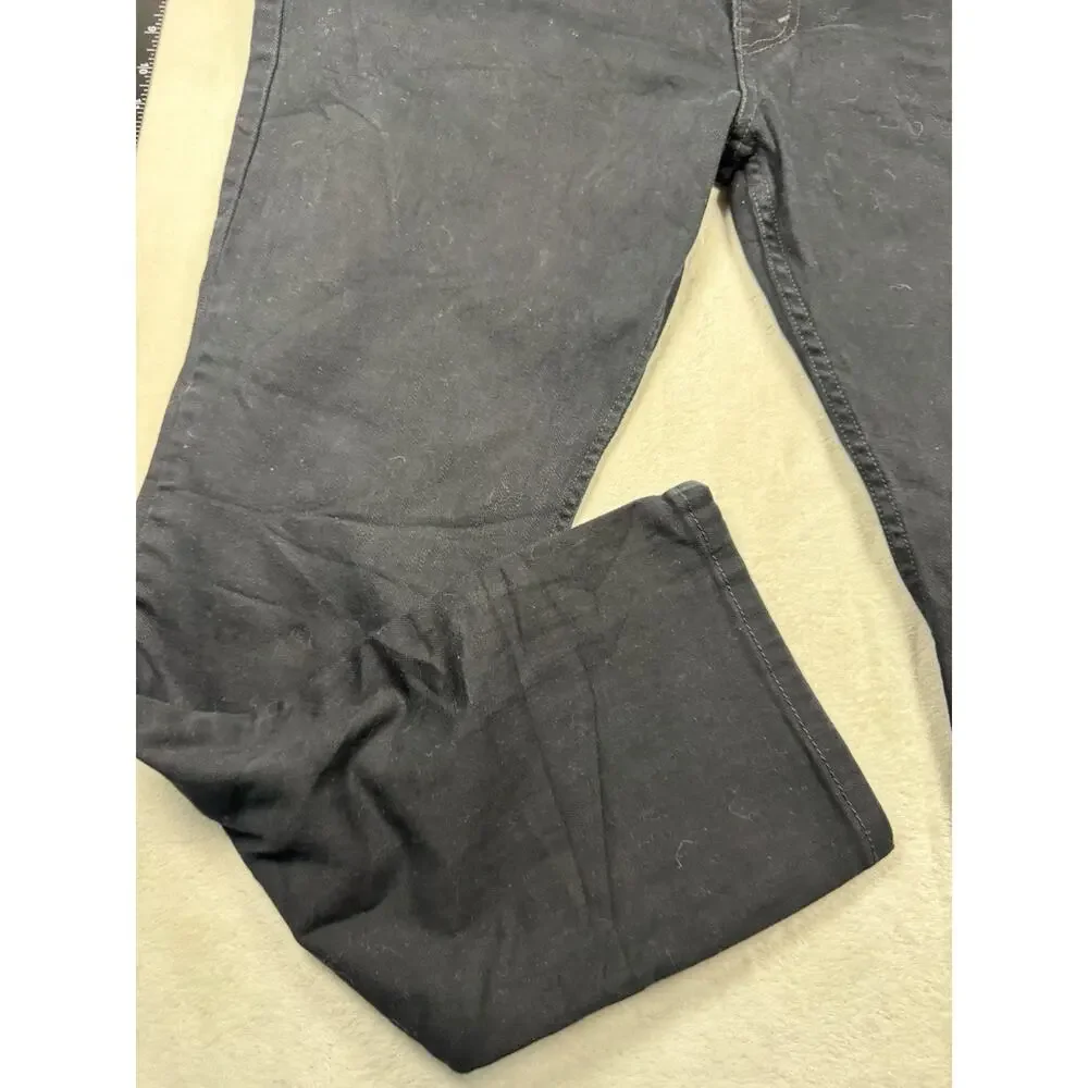 Levi’s 514 Straight Fit Black Jeans Men’s 40x30 Stretch Denim Pants
